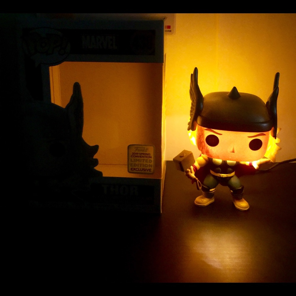 Funko pop Thor custom light up